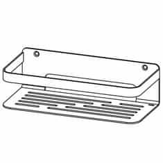Vidaxl Kopalniška košarica Caddy srebrna