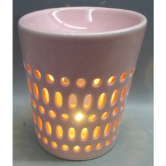 Autronic Aroma svetilka, porcelan. Roza barva. ARK3612 ROZA