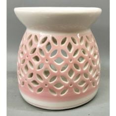 Autronic Aroma svetilka, porcelan. Roza barva. ARK3614 ROZA