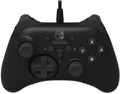 HORI HoriPad polnilni krmilnik, Nintendo Switch, žični, črn (ACC-0797)