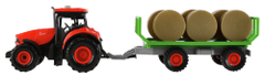 Teddies Traktor Zetor z vleko in balami