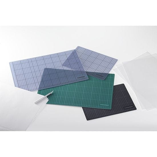 Podlaga za rezanje 600X450mm zeleno-črna