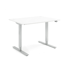 AJProsigma Flexus ravna miza: električni dvig: 1200 x 800 mm, beli laminat