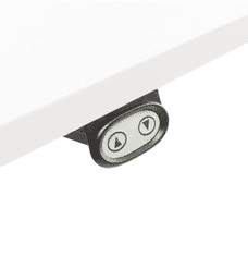 AJProsigma Flexus ravna miza: električni dvig: 1200 x 800 mm, beli laminat