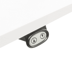 AJProsigma Flexus ravna miza, elektična: 1600 x 800 mm, beli laminat