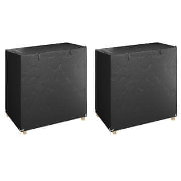 Vidaxl Prevleka za gugalno klop 2 kosa 8 obročkov 125x90x135/165 cm PE