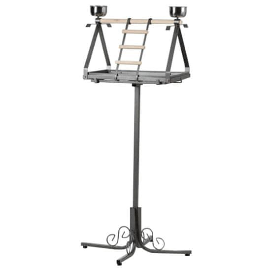 Vidaxl Strong Igralo za papige Livia de Luxe silverstone sivo 57x52x134 cm