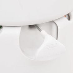 Vidaxl Integrirano stranišče za kampiranje belo 24+17 L HDPE in PP