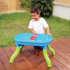 Greatstore Otroška miza za pesek in vodo 3 v 1 67,5x52x38 cm polipropilen