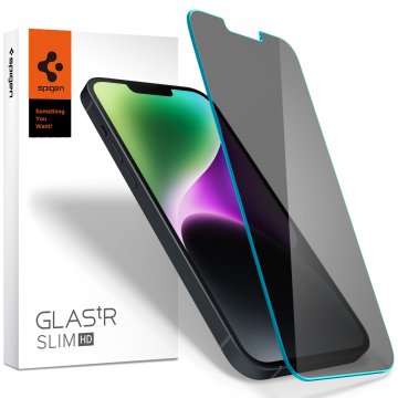 Spigen Slim HD Anti-Glare/Privacy zaščitno steklo, za iPhone 14/iPhone 13 Pro/iPhone 13