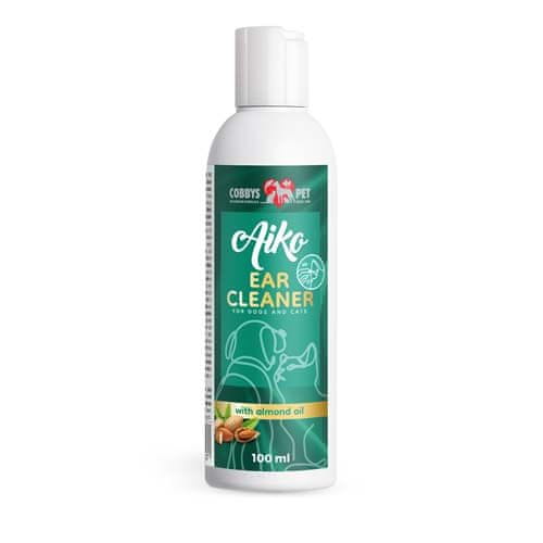 COBBYS PET AIKO EAR CLEANER WITH ALMOND OIL FOR DOGS AND CATS 100ml