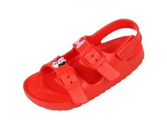 Disney Minnie Mouse Disney Rdeči, lahki, oblikovani, udobni otroški sandali