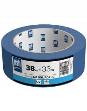 shumee Modri UV maskirni trak 38 mm 33 m