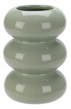 shumee Keramična vaza za rože, siva, 10 cm