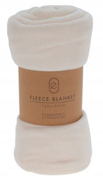 shumee Mehka kremna odeja iz flisa 125 x 150 cm