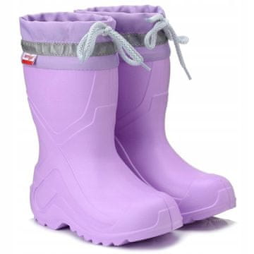 shumee Otroški penasti škornji vijolični velikosti 34/35