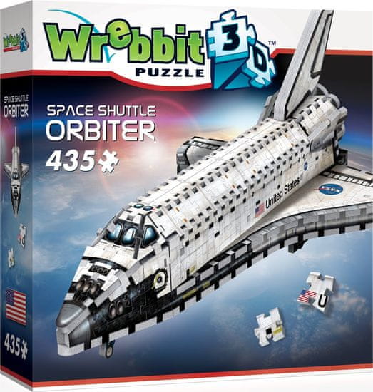 Wrebbit 3D sestavljanka Space Shuttle Orbiter 435 kosov