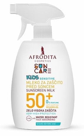 Kozmetika Afrodita Sun Care Kids mleko za zaščito pred soncem, F50, 200 ml