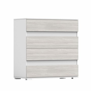eoshop Komoda Osileh 4S, Hrast kathult / bel
