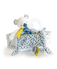 Doudou Darilni set - koala Yoca z ropotuljico 22 cm