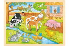 Goki Farm Life Puzzle 48 kosov - lesene