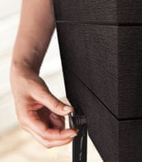 KETER Visoka greda Urban Bloomer 48L, grafit, ZADNJI KOSI