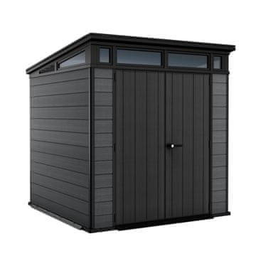 KETER Vrtna hiška Cortina 7x7, siva