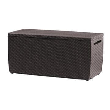 KETER Zaboj za shranjevanje Capri 305l, rjav, ZADNJI KOSI
