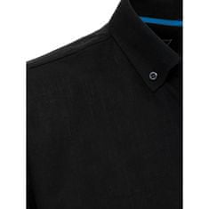 Dstreet Moška majica s kratkimi rokavi OVE črna kx0982 M