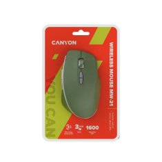 Canyon MW-21 miška, brezžična, zelena (CNS-CMSW21SM)