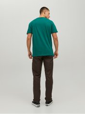 Jack&Jones Moška majica s kratkimi rokavi JJELOGO Regular Fit 12220500 Storm (Velikost XXL)