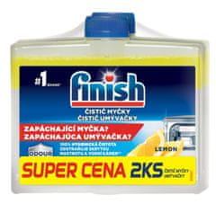 Finish Lemon Sparkle Čistilo za pomivalni stroj, 2 x 250 mL