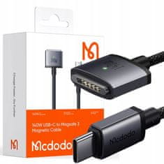 Mcdodo MCDODO POLNILNI ADAPTER KABEL MACBOOK AIR PRO USB-C MAGSAFE 3 140W 2M