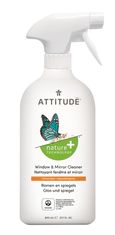 Attitude Čistilo za steklo in ogledala z vonjem limonine lupine, 800 ml