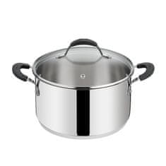 Lagostina Kozica s pokrovom New Tempra 18cm / 3,6l / dvojni ročaj / indukcija / inox 18/10, steklo