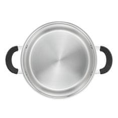 Lagostina Lonec s pokrovom New Tempra 20cm / 5,4l / dvojni ročaj / indukcija / inox 18/10, steklo