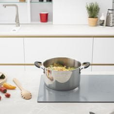 Lagostina Kozica s pokrovom New Tempra 18cm / 3,6l / dvojni ročaj / indukcija / inox 18/10, steklo
