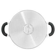 Lagostina Nizka kozica s pokrovom New Tempra 26cm / 5,3l / dvojni ročaj / indukcija / inox 18/10, steklo