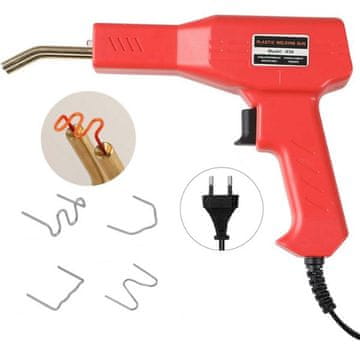 Vixson Varilni komplet, Popravilo razpok, Varilec plastike, (Varilna naprava, 1x klešče, 1x nož, 200 različnih sponk) | BONDMASTER