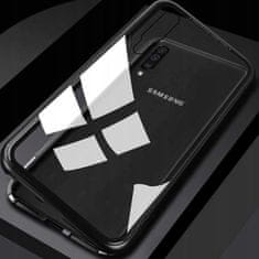 MG Magnetic Full Body Glass ovitek za Samsung Galaxy A34 5G, črna