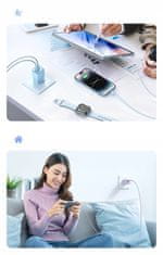 Mcdodo MCDODO POLNILEC USB-C LIGHTNING KABEL ZA IPHONE 12 13 14 PRO 1M MODRI