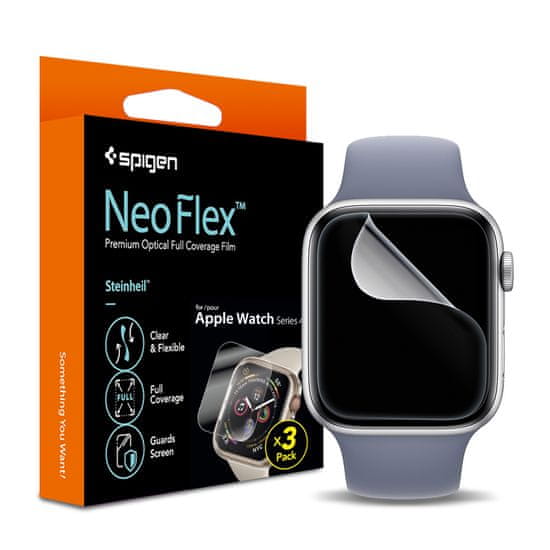 Spigen Film Neo Flex začitna folija za Apple Watch 8/7 (41mm)/SE 2022/6/SE/5/4 (40mm) (061FL25575)