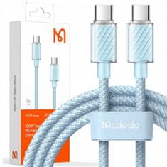 Mcdodo Mcdodo Močan superhitri kabel USB-C Pd 100W 1,2M modra CA-3671