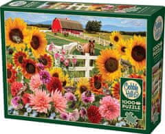 Cobble Hill Sunflower Farm Puzzle 1000 kosov