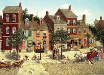 Cobble Hill Uganka Vklopi kvadrat 1000 kosov
