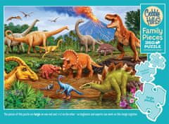 Cobble Hill Družinska sestavljanka Dinozavri 350 kosov