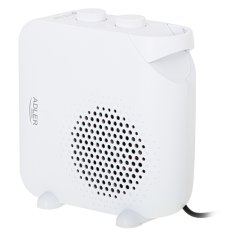 shumee Adler | Grelec | AD 7725w | Ventilatorski grelec | 2000 W | Število stopenj moči 2 | Bela | Ni primerno