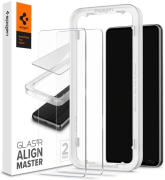 Spigen AlignMaster steklo za Samsung Galaxy A53 5G, 2 kosa (AGL04306)