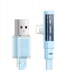 Mcdodo Mcdodo USB Lightning High Speed Angle Cable 36W 1.2M Blue CA-3412