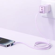 Mcdodo Mcdodo Hitri kabel USB Lightning Angle 36W 1,2 m vijolične barve CA-3411